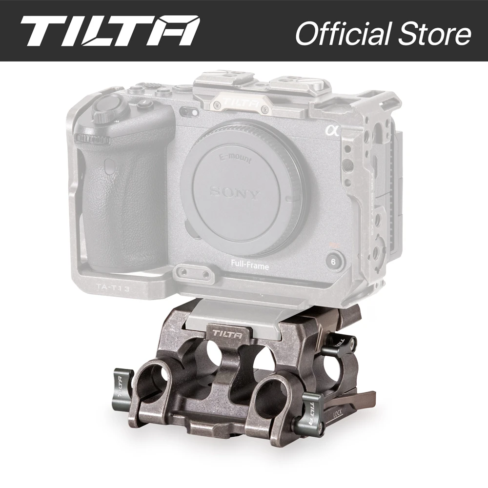 قاعدة أساس Tilta LWS ، نوع IV متوافق مع سوني FX3 ، FX30 ، A7 ، A7M4 ، باناسونيك BGH1 لقفص كومودو الأحمر ، 15