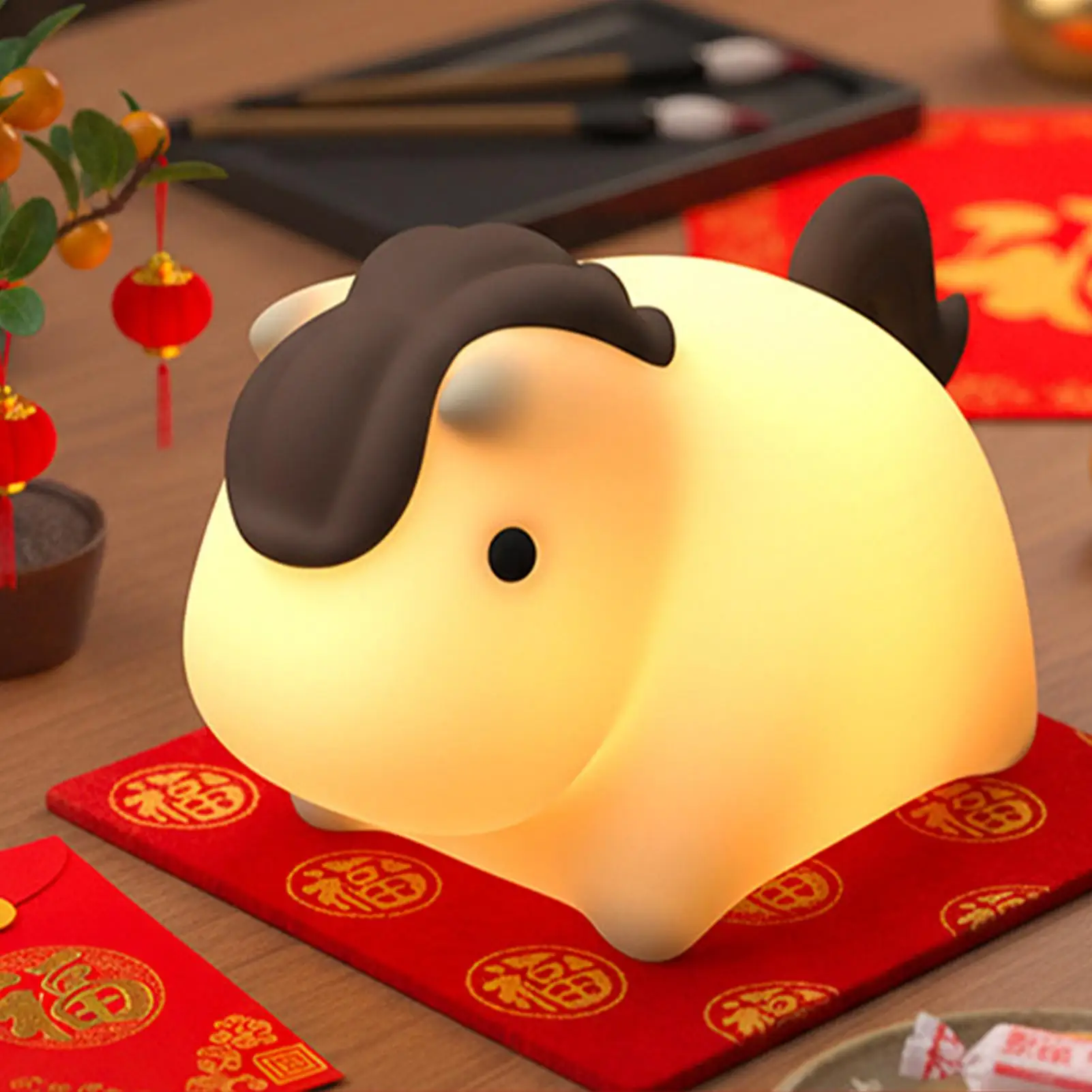 

Ночные светильники в форме лошади с регулируемой яркостью, перезаряжаемый ночник с сенсорным управлением для детей, прикроватные кухонь, спальни, детской комнаты