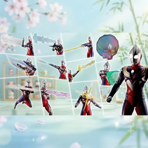 Genuine Bandai SHF Shinkocchou Seihou Ultraman Tiga Multi Type 30th Anniversary Action Figure