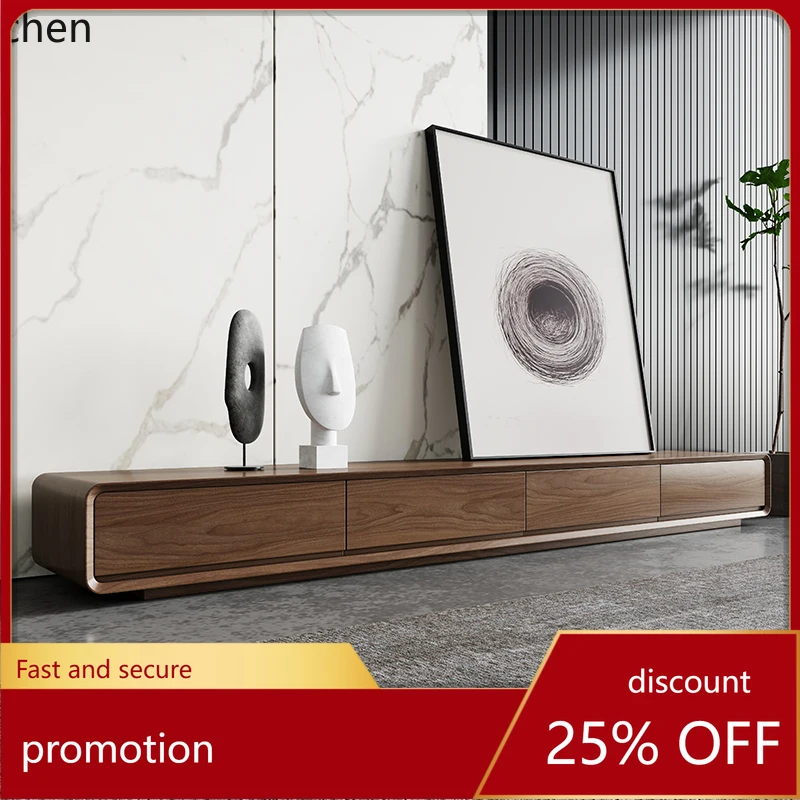 

ZMLFloor-standing TV Cabinet and Coffee Table Set for Living Room Furniture, Small Apartment