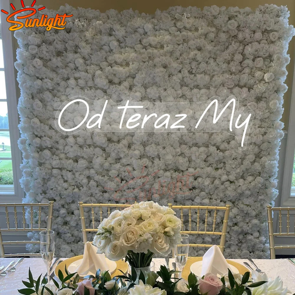 Custom led Neon Sign From now on we Light Signs 75x20cm Custom Neon Sign for Birthday Party Decoration Personalized Gifts