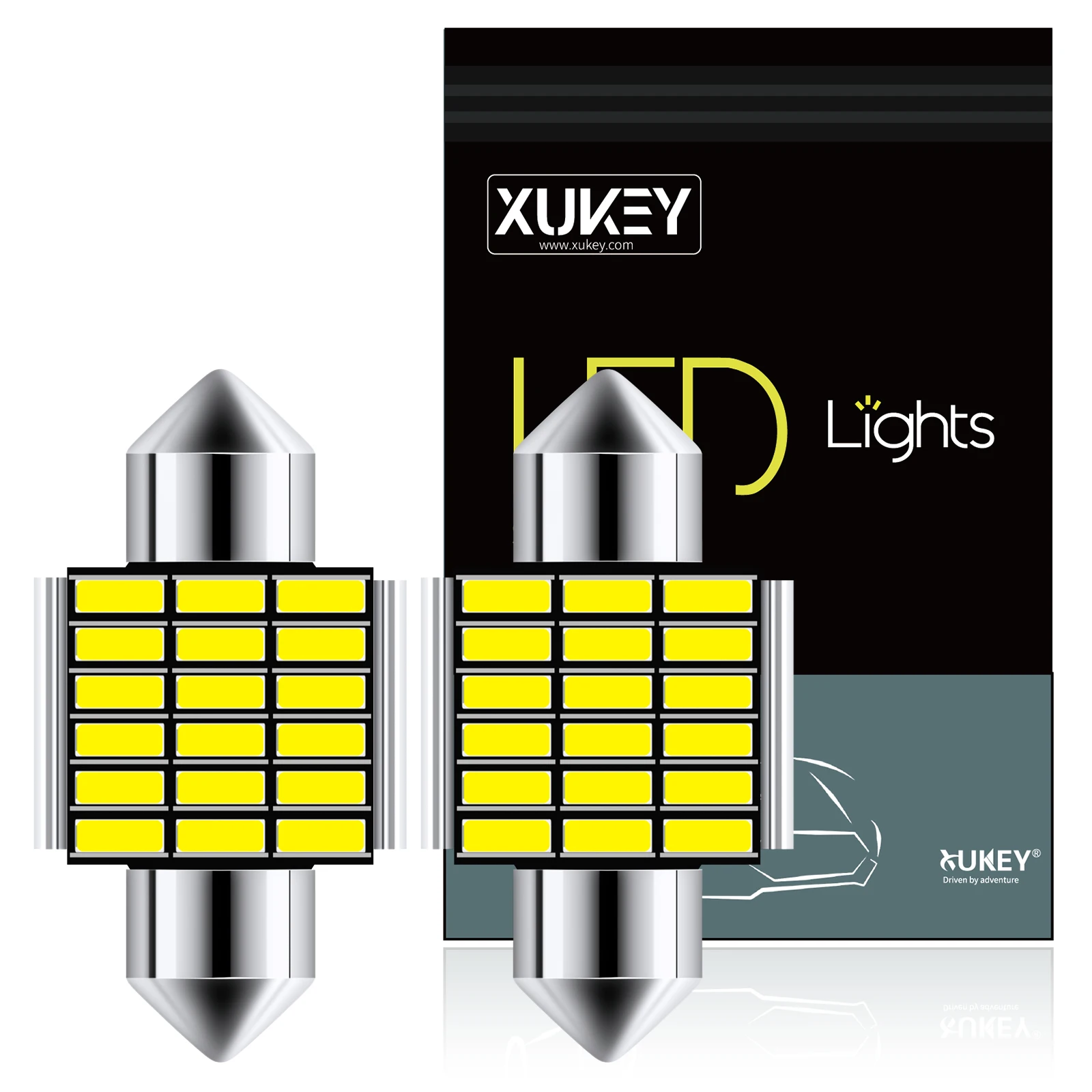 31mm Araba LED Ampuller Lamba İç Kubbe Işıkları Mitsubishi asx l200 outlander lancer 10 pajero Mirage Attrage