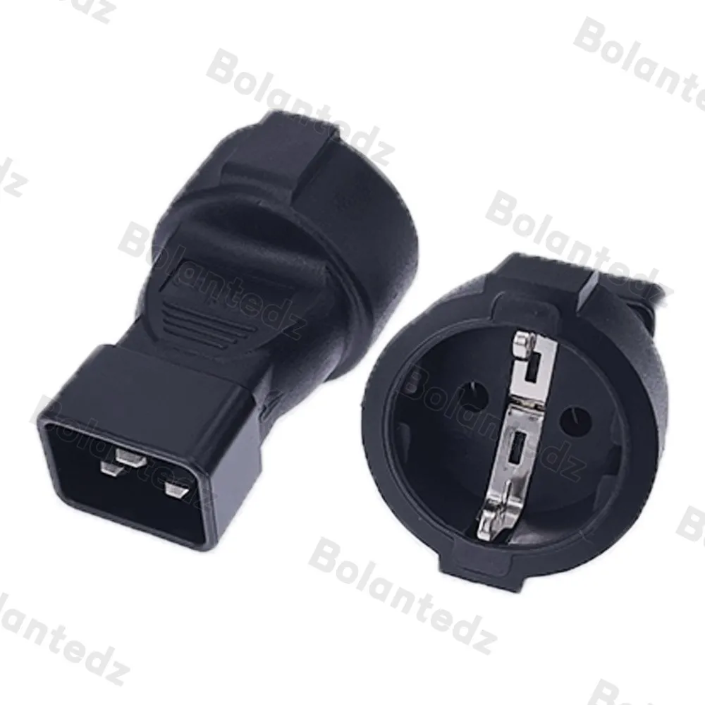 German Schuko Plug To C20 Adapter 16A 250V IEC 60320 Heavy Duty Power Cord For Server UPS PDU Industrial Equipment 2025 New