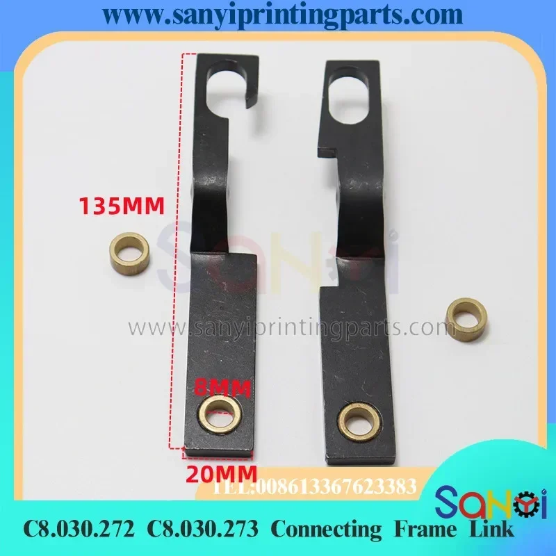Ink Roller Connecting Frame Link C8.030.272 C8.030.273 For Heidelberg CD102 SM102 Printing Machine Parts