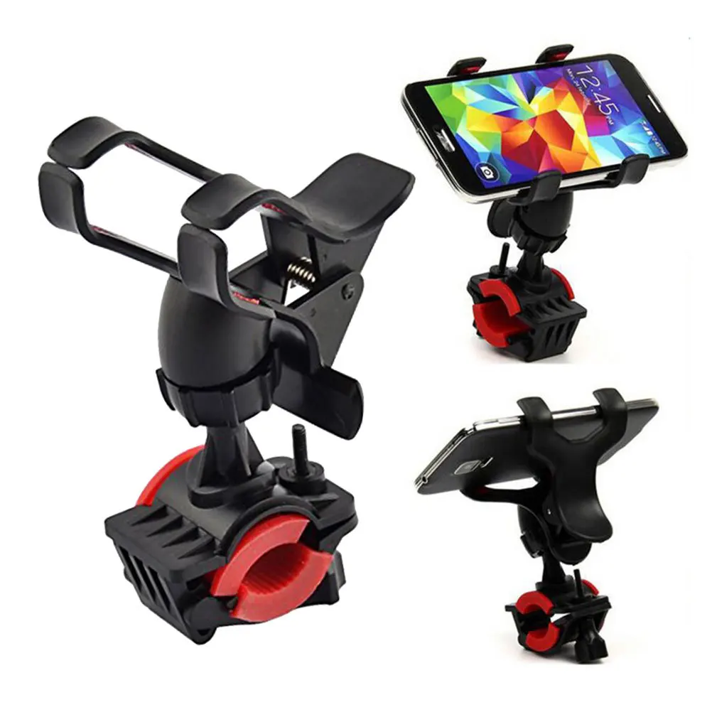 

Bike Motorcycle Phone Navigation Mount Universal 360 Degree Adjustable Handlebar Grip Silicone Net Phone Holder