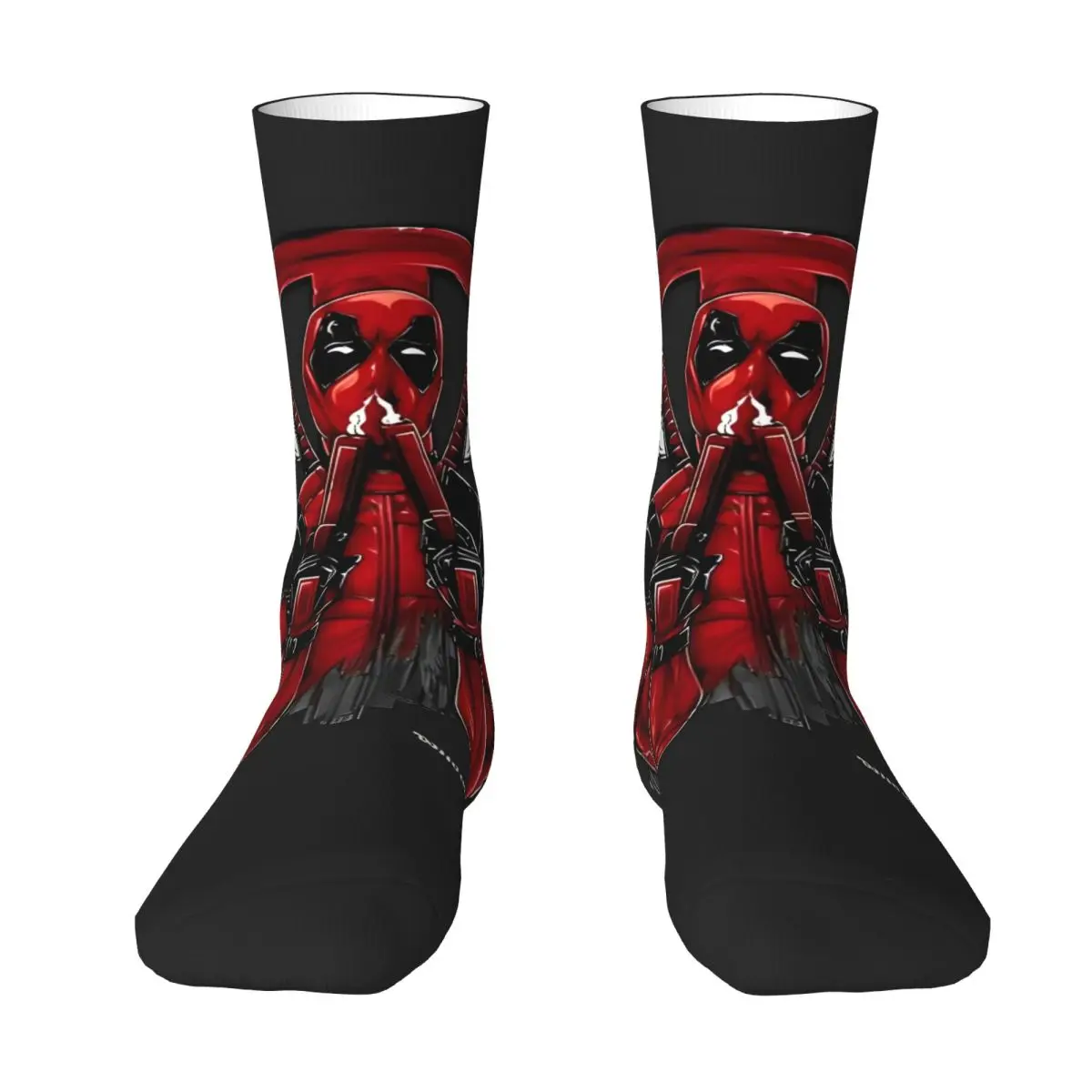 Marvel Deadpool & Wolverine Socks Autumn Stockings Casual Women Men Medium Soft Socks Design Running Sports Anti Skid Socks