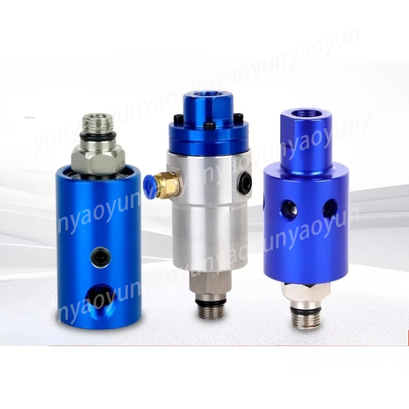 High Speed Rotary Joint Adapter Spindle Water Outlet Fluid Transfer Device for CNC Machining Center Deep Hole Drilling