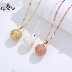 5PCS/lot Eudora 20mm Round Bell 3 Colors sparkling Harmony Bola Ball Angel Caller Pregnancy Pendant Necklace for Women Jewelry