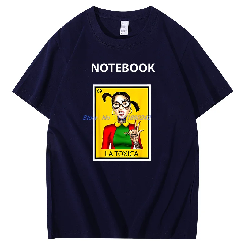 Fashion Unisex Print T Shirt La Toxica Lottery Card Funny Tattoos Girls Summer Cotton Short Sleeve T-Shirts Unisex T Shirt