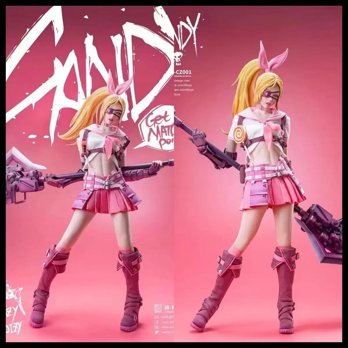 

In Stock 1/6 Scale I8TOYS CANDY I8-MA-CZ001/002 Sexy Long Hair Female Soldier Full Set Fit 12inch Action Figure Model Toys Gifts