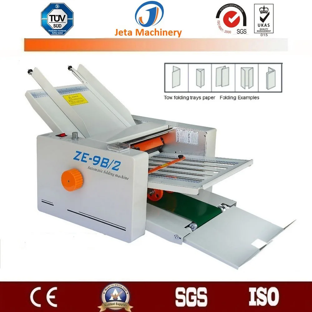 [JT-ZE-9B/2]Hot sell automatic paper leaflet folding machine