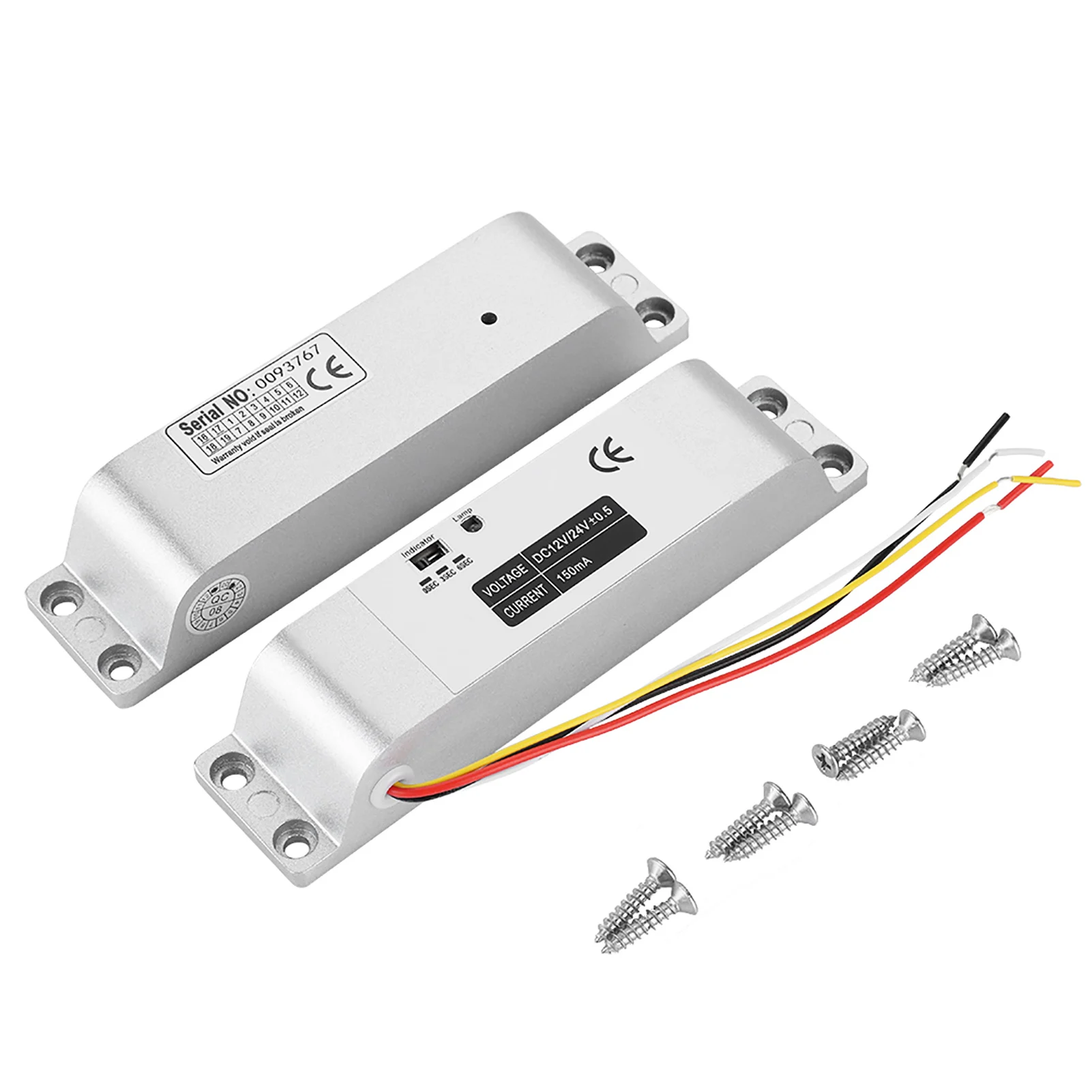 DC12V 1000KG ระบบล็อคประตูไฟฟ้าแบบแม่เหล็กเหนี่ยวนำ สำหรับควบคุมการเข้าออก