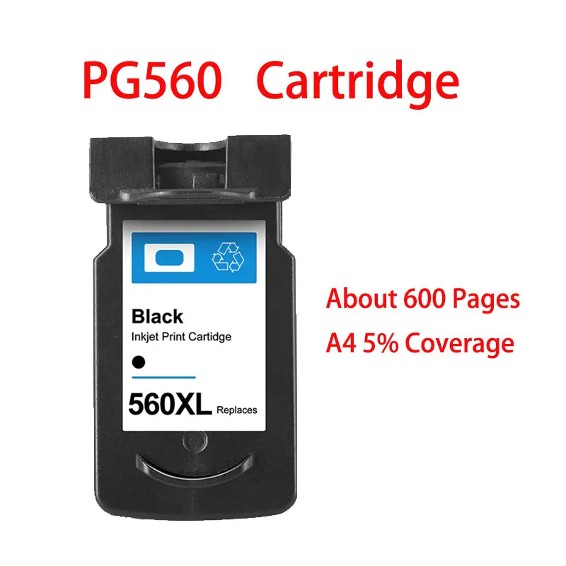 Compatible Refillable Ink Cartridge For Canon PG560 CL561​  PIXMA TS5350 TS5351 TS5352 TS5353 TS7450 TS7451 Printer