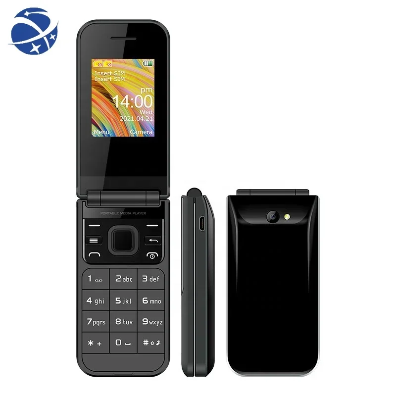

YYHC Flip mobile phone dual card call flashing elderly mobile phone personality clamshell student elderly phone