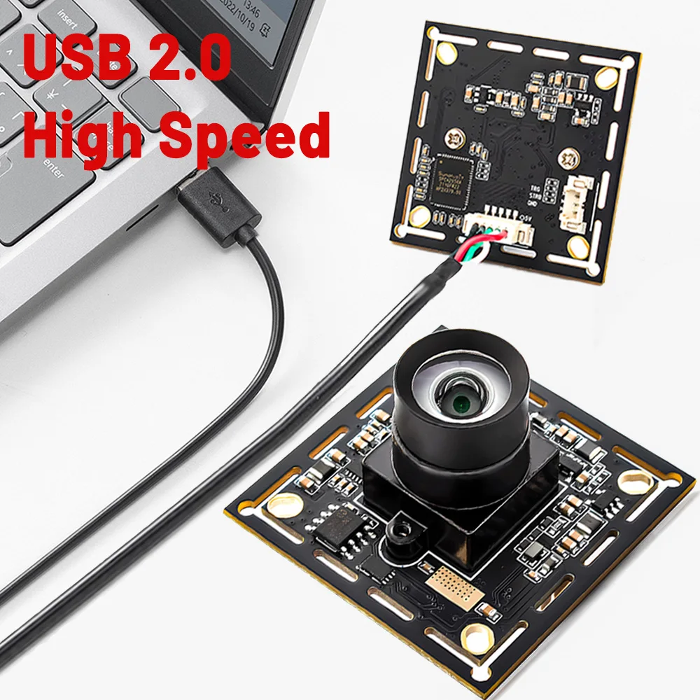 2592*1944 وحدة كاميرا بمنفذ USB مصراع عالمي 50FPS لوحة كاميرا الحركة عالية الإطار مع عدم وجود عدسة تشويه التوصيل اللعب التدريس المباشر