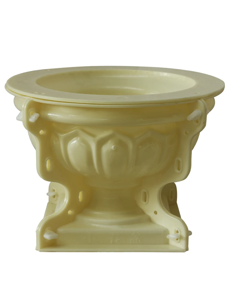 Flower pot cement mold round thickened elephant succulent mold household model plastic homemade grouting template