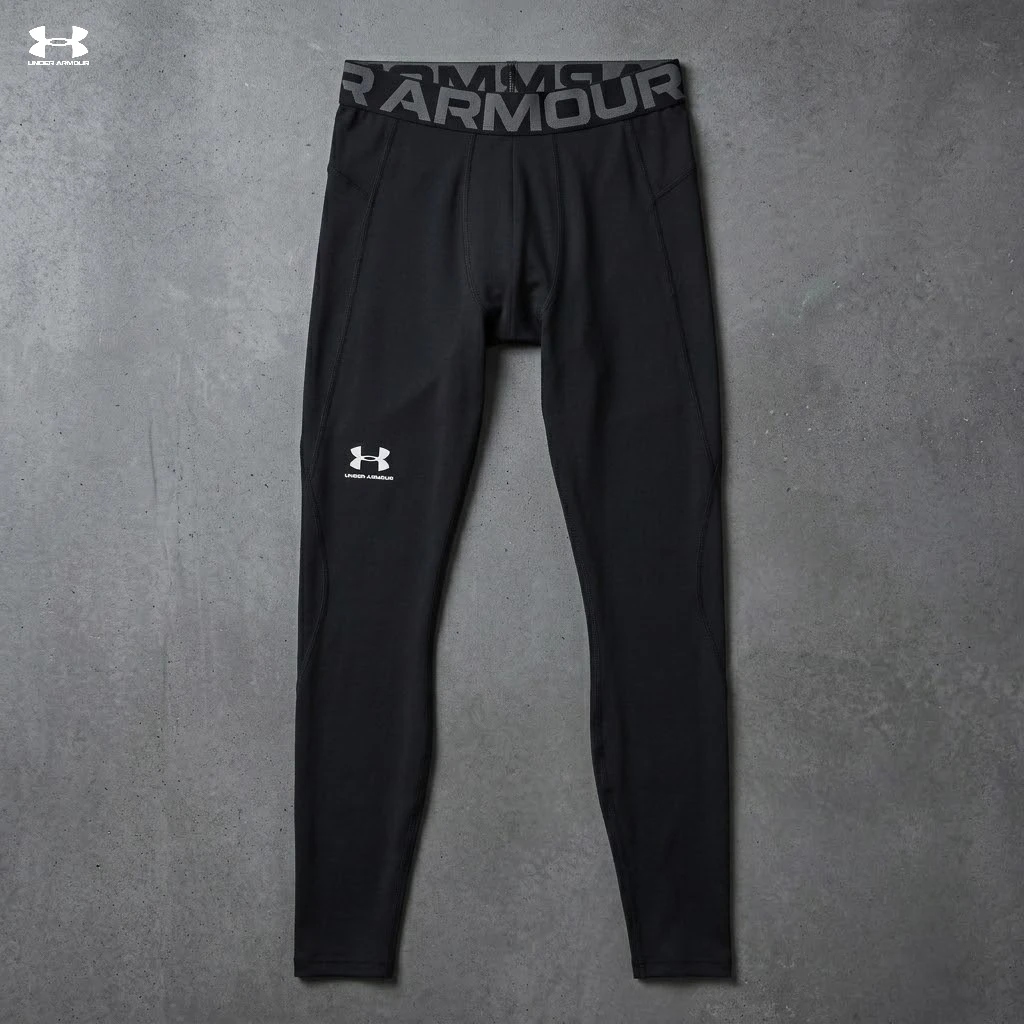 Original UA Men HeatGear Armour Compression Leggings Breathable Stretch Sweat Wicking Sports Training Base Layer Long Pants view 6