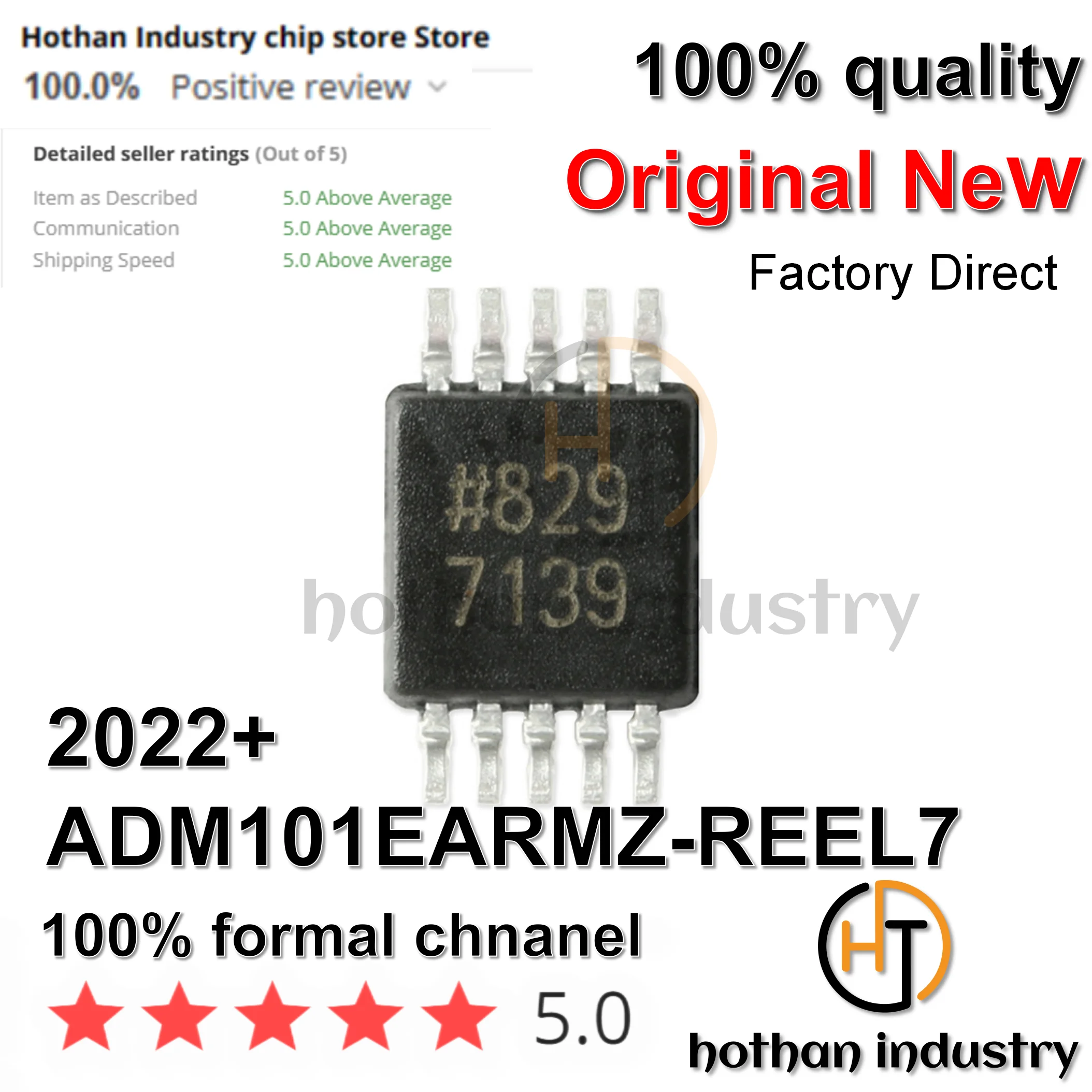 [1-10pcs] ADM101EARMZ-REEL7 ADM101EARMZ  RS-232 Interface IC SINGLE CHANNEL, 5V RS-232 I.C.