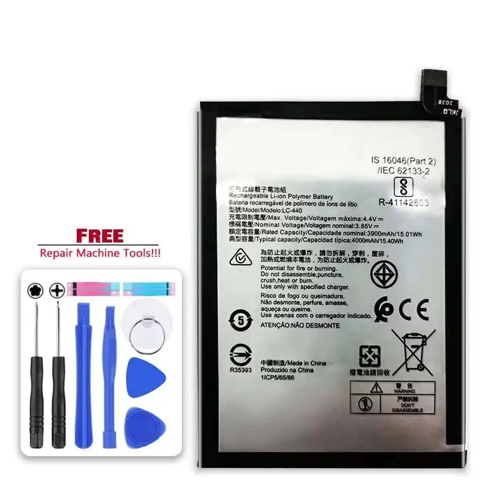 

Battery For Nokia LC-440 BL-9C BL-10C ZK-2560V 2200mAh-3900mAh Bateira
