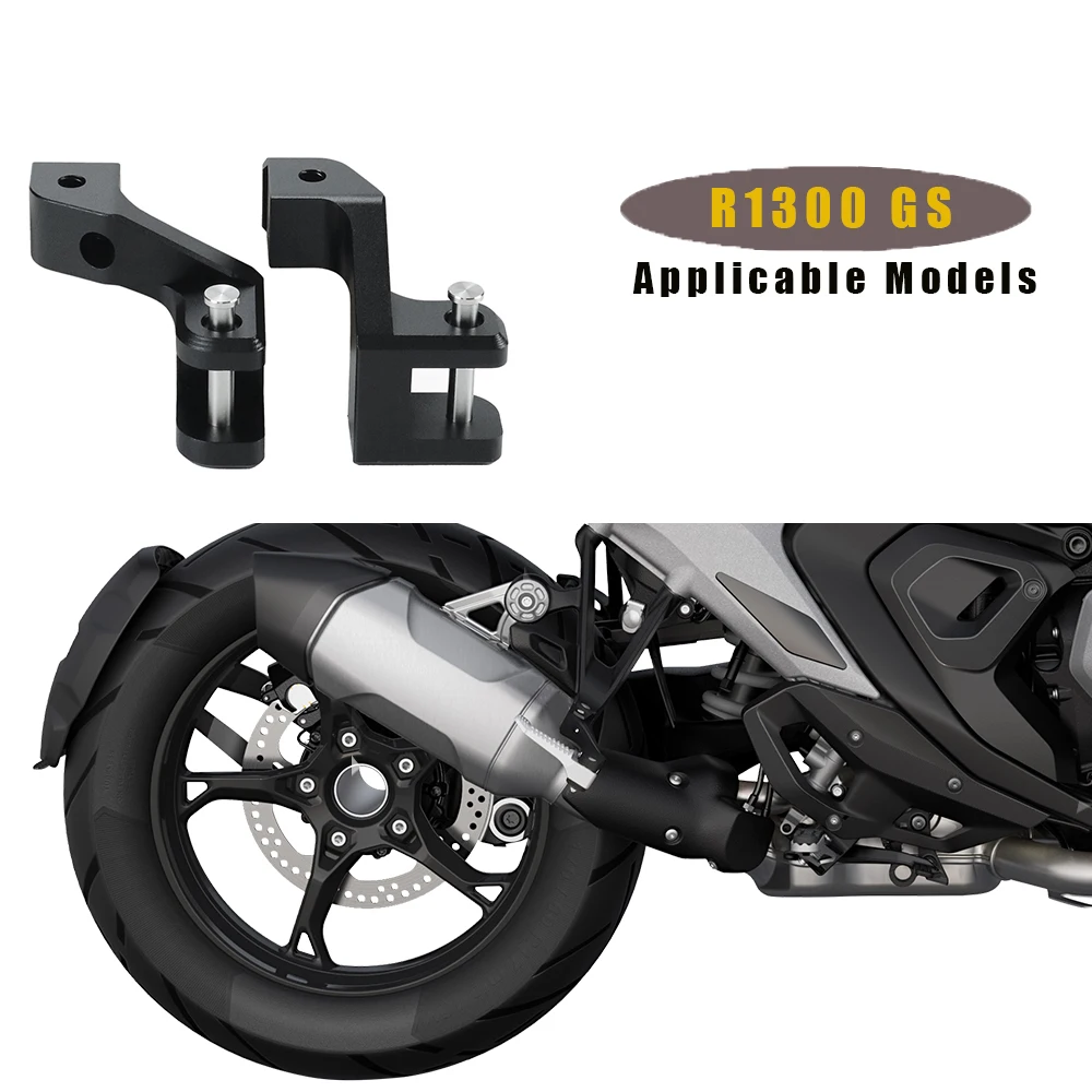 

Motorcycle Accessories Passenger Footrest Lowering Relocation Rider Foot Pegs Footpeg Lower For BMW R 1300 GS R1300GS 2023 2024-