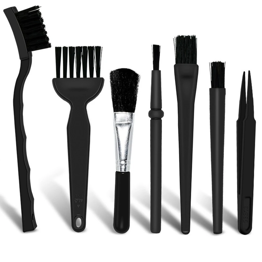 【Tools & Parts】 Anti-Static Brush Set Mobile Phone Digital Keyboard Cleaning Brush PCB Circuit Board Cleaning and Dust Removal B