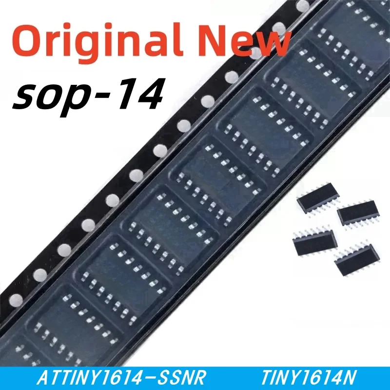 

10pcs 100% New ATTINY1614-SSNR ATTINY1614-SSN ATTINY1614 TINY1614N TINY1614 sop-14 Chipset