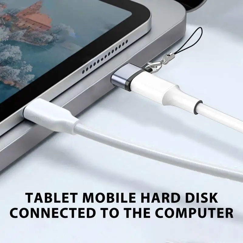 USB 어댑터 2.0 USB C 암-수 어댑터 알루미늄 합금 암-수 충전 컨버터 소형 고속 충전 오디오