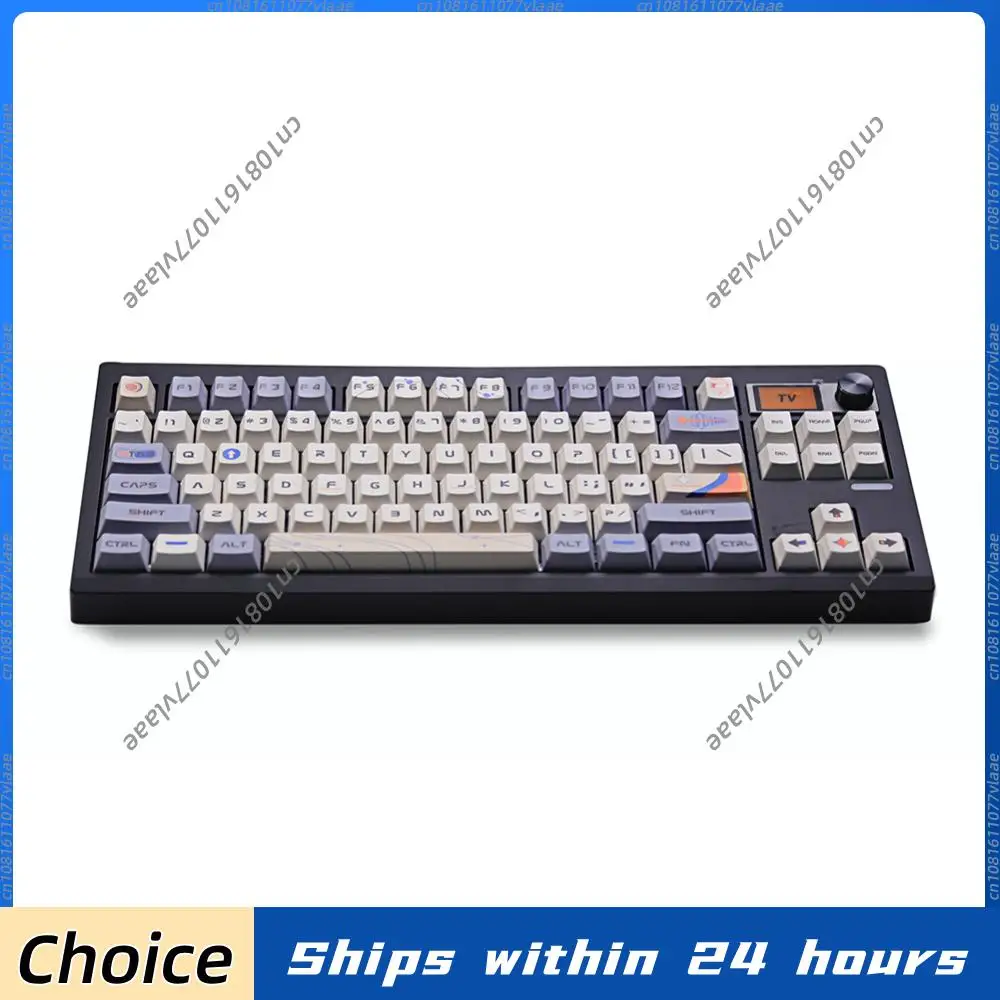 

GMK87 Wireless Bluetooth Mechanical keyboard Kit Hot Swappable Gasket Structure DIY VIA Programmable 3 Mode 2.4G Type-C Keyboard