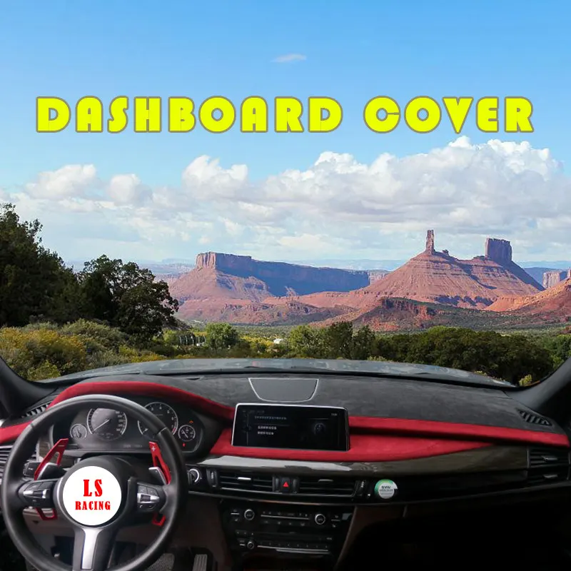 

Пользовательские в алькантари, верхняя крышка приборной панели автомобиля для BMW X5 F15 2014-2018, коврик для абажура «сделай сам», коврики, автоинтерьер, автомобильный Стайлинг