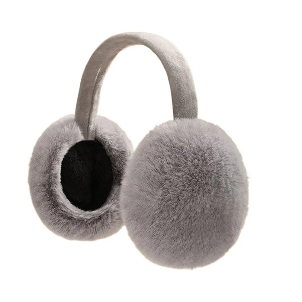 นุ่มสบายเล่นสกีกลางแจ้ง Anti-WIND Earflap ชายอุ่นหูอุ่น Plush Earmuffs พับฝาครอบหู Earcap