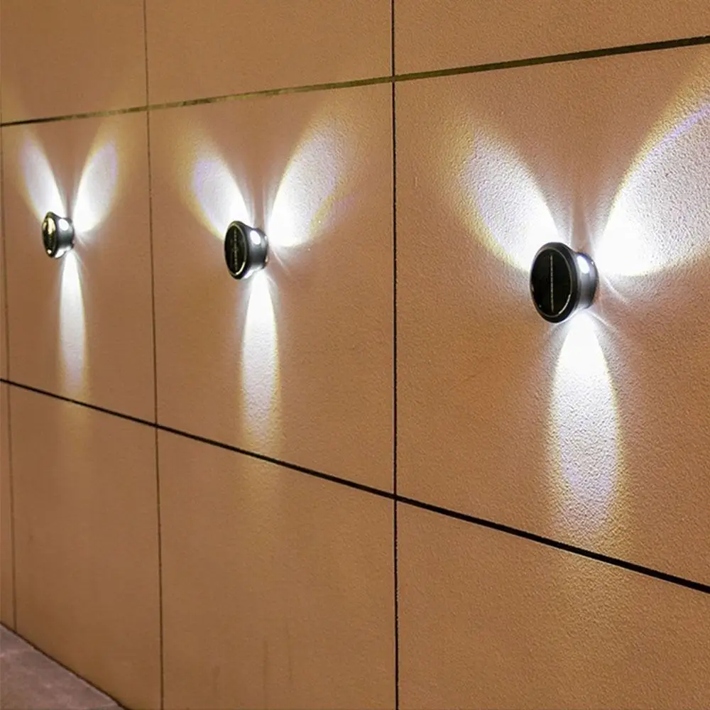 

Waterproof Solar Wall Lamp Solar Powered Smart Light Control Outdoor Wall Light LED Light Garden Fence Light Outdoor Lighting