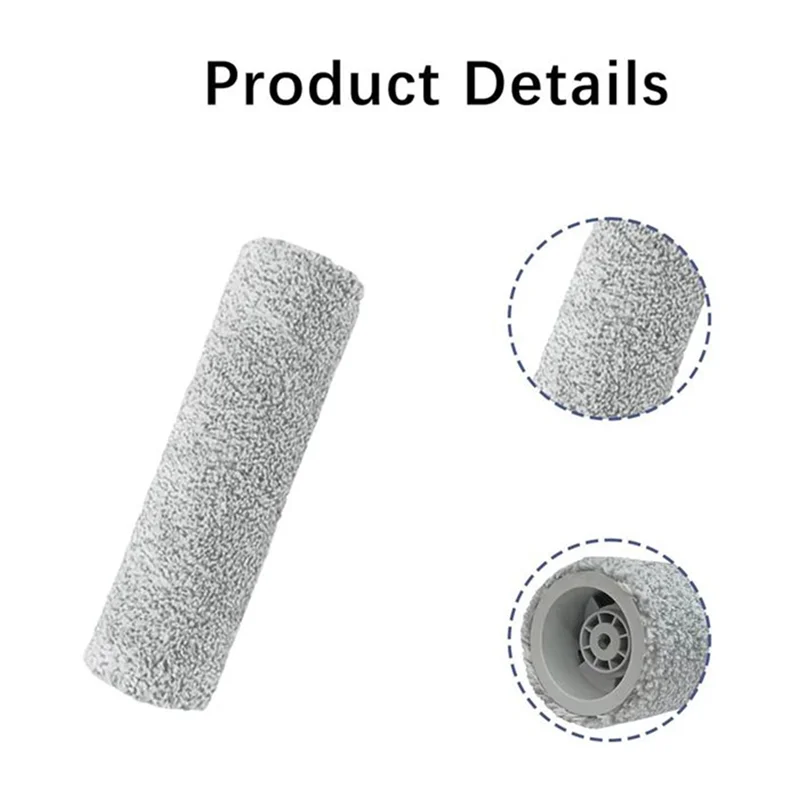 EAS-2 pçs rolo pano para ecovacs x8 pro omni vassoura acessórios de reposição de longa duração peças mais limpas substituição
