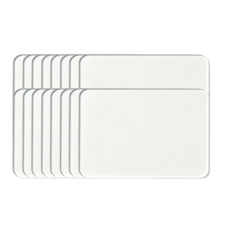 9~50er-Set 5×3cm Rechteckiges DIY-Acryl-Magnet-Set Kühlschrankmagnet Heimdekoration Individuelle Fotos Postkarte Handgemachtes Kunsthandwerk