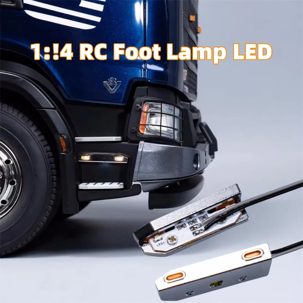 Foot Lamp LED For 1/14  Scania Tamiya 770s Rc Tractor 770S 6×4 56368 8X4 56371 Model Toy Car Jtd-770 Retrofit DIY Parts