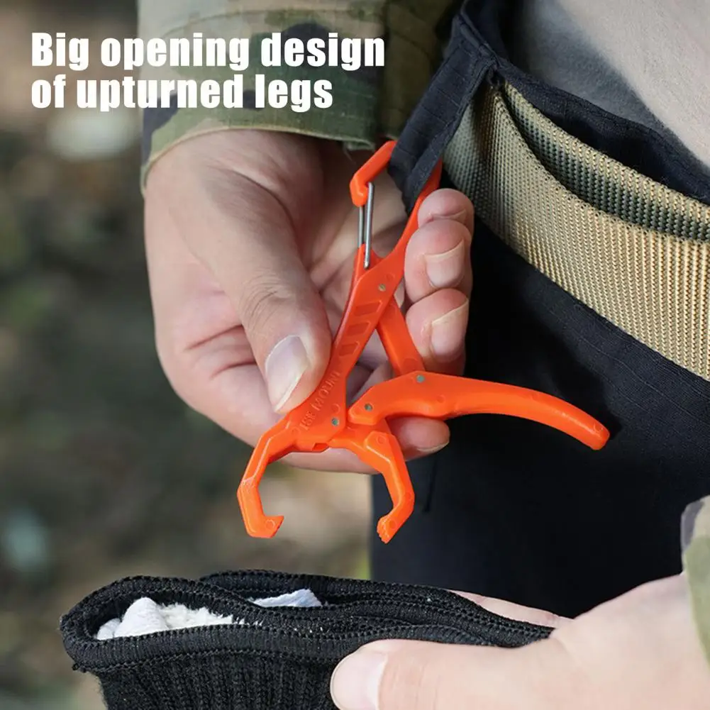 Outdoor Glove Clip Hands-free Glove Clip for Outdoor Activities Multifunction Fish Lip Clamp for Camping