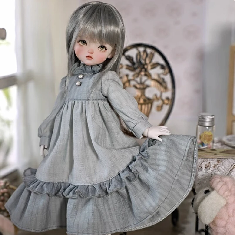 Echte 1/6 Bjd Puppe Süße Junge Mädchen Schäferin Pastoralismus Doubao Frühling Ausflug Spielzeug Hohe Qualität Ball Jointed Puppen Fullset