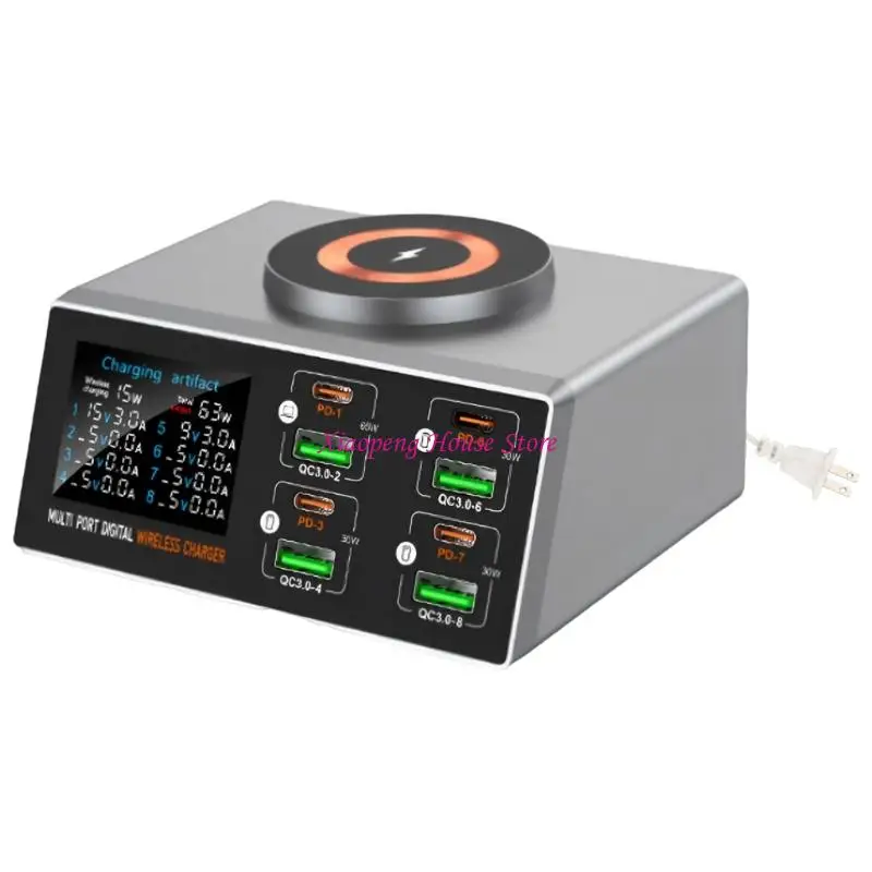 

Cooling Desktop 140W Total Power Color Display Voltages Current Trackings Safe Charging 77JC