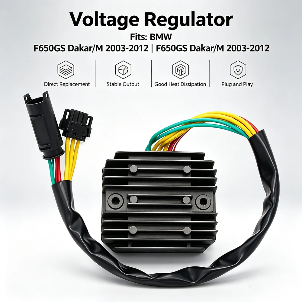 Motorcycle Voltage Regulator Rectifier For BMW F650GS Dakar/M Twin F700GS F800ST F800GS ADV F800GT F800R F800S G650GS Sertao