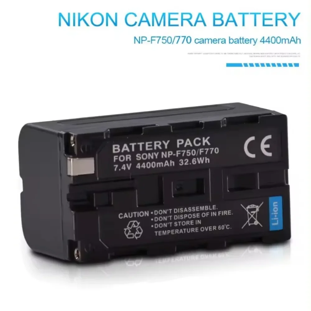 High Quality 2200mAh/4400mAh/6600mAh Digital Battery for Sony  NP-F550/F570 NP F750/F770 NP-F960/F970 Camera Battery