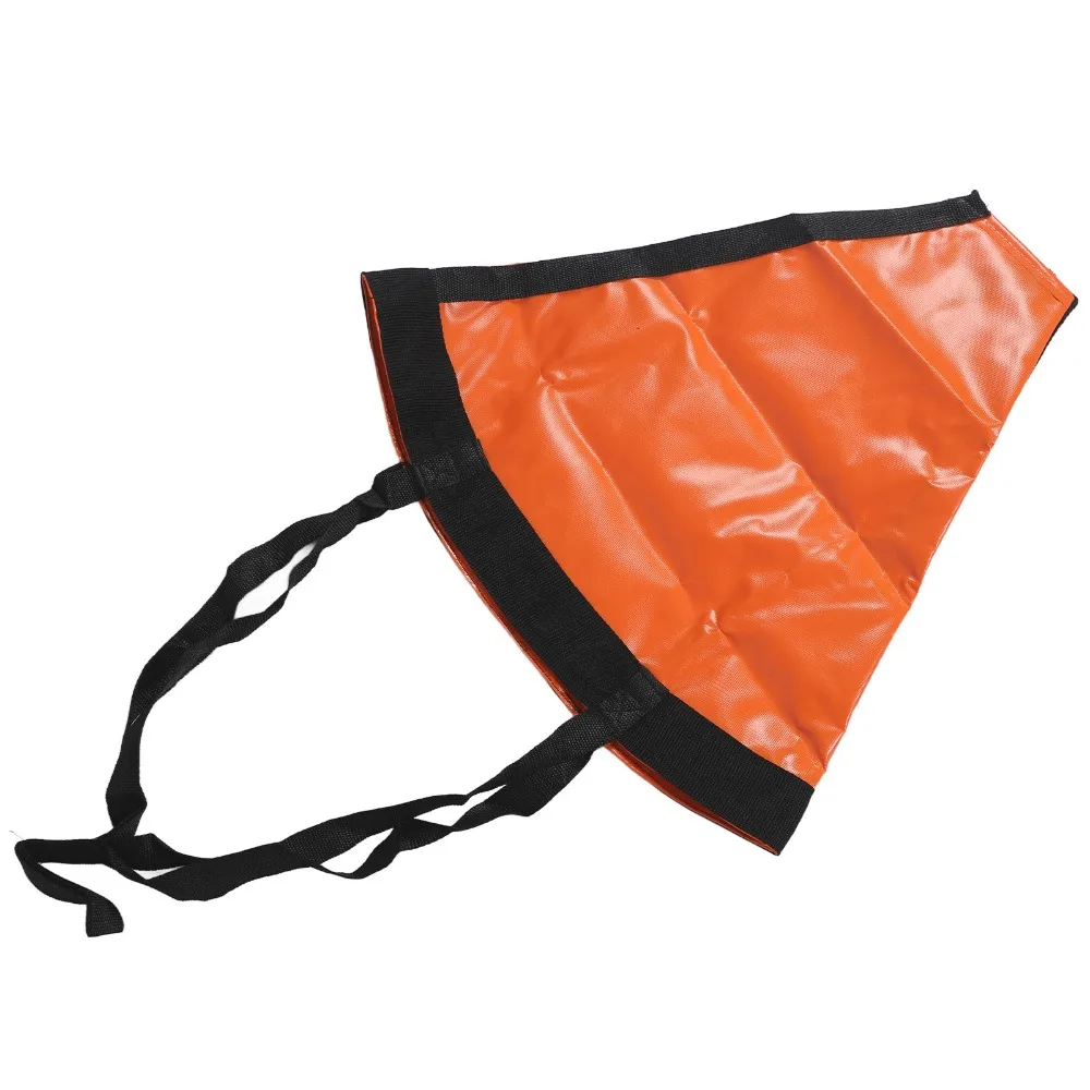 

Портативный оранжевый дрифтовый носок Drogue Drift Anchor Морской якорь Морская лодка Парашют Надувной парус