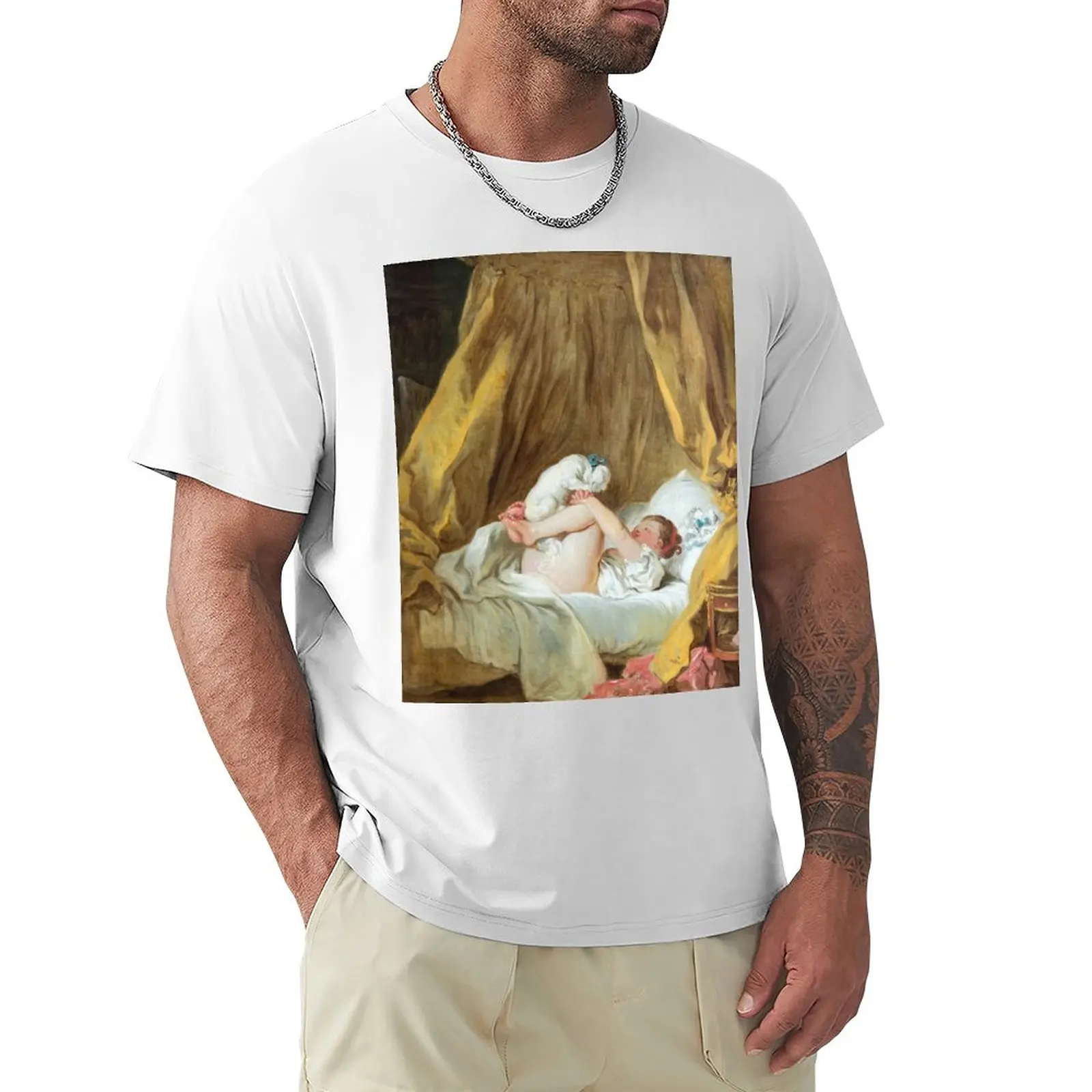 

Girl with dog - Jean-Honoré Fragonard T-Shirt cute tops heavyweights slim fit t shirts for men