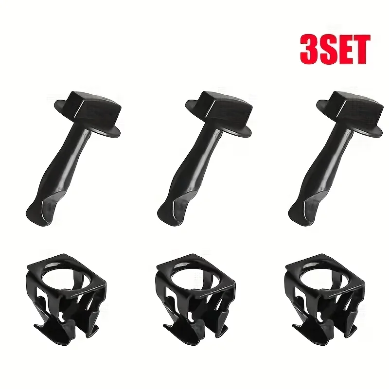 3 Set For Mercedes-Benz S-Class Spiral Spring Gasket Kit For Car Door Trim Fixed Buckle And Rotary Catch Retainer Clip Set