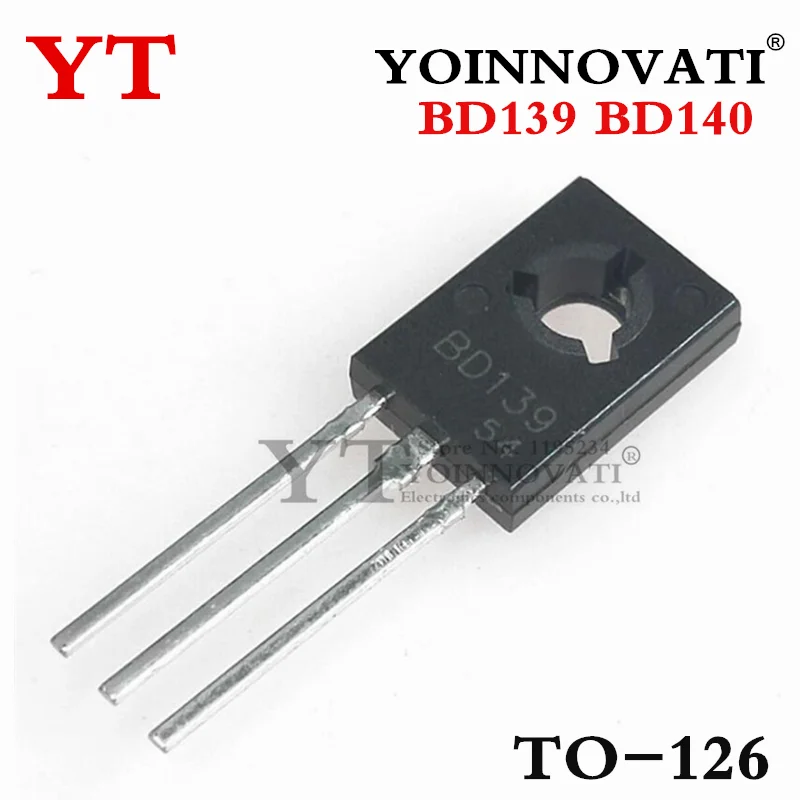 BD139 BD140 TO-126 ( BD140 25PCS + BD139 25PCS ) 139 140 TO126 DB Best quality