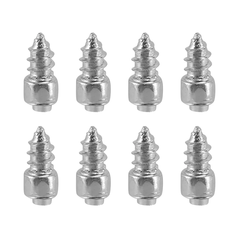 2 Set 9 Mm Tire Studs Snow Spikes Anti-Slip Anti-Ice For Car Truck Bicycle Boot Motorcycle ATV SUV Auto