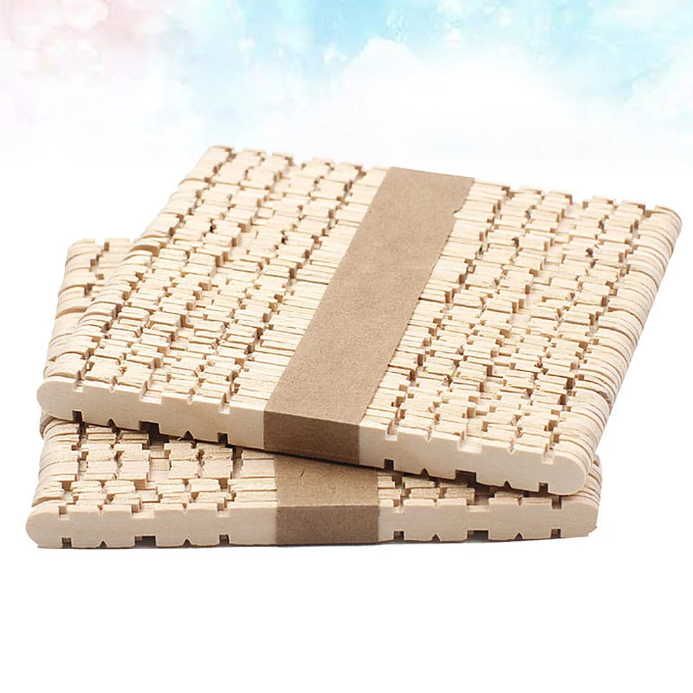 

50Pcs Wood Craft Sticks Colored Natural Smooth Surface Non-Waxed Safe for DIY Classroom Party Camp Crafts Creative Wooden