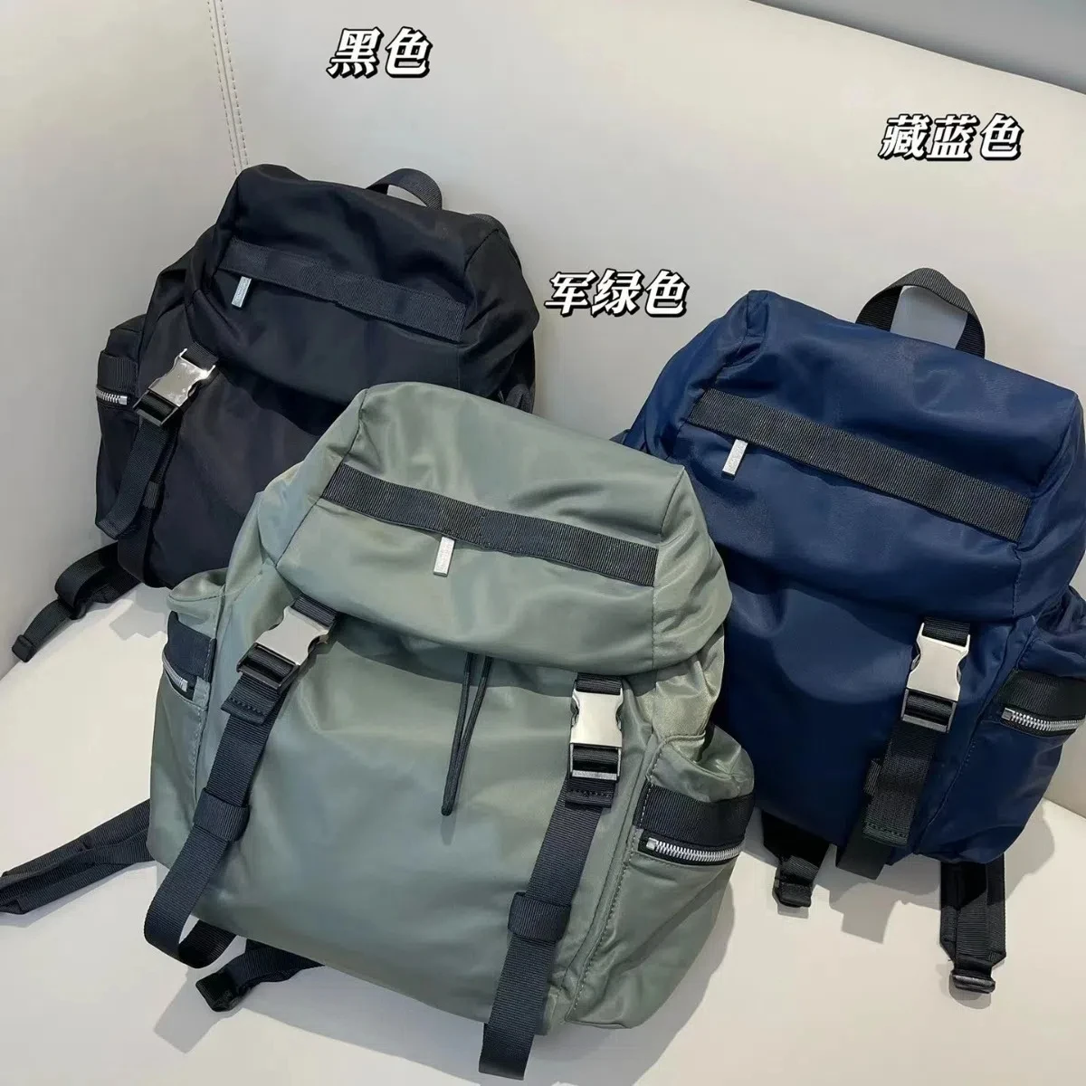 2024 New 14L LL Backpack for Men and Women Sports Yoga Casual Nylon Waterproof and Fashionable Computer Bag