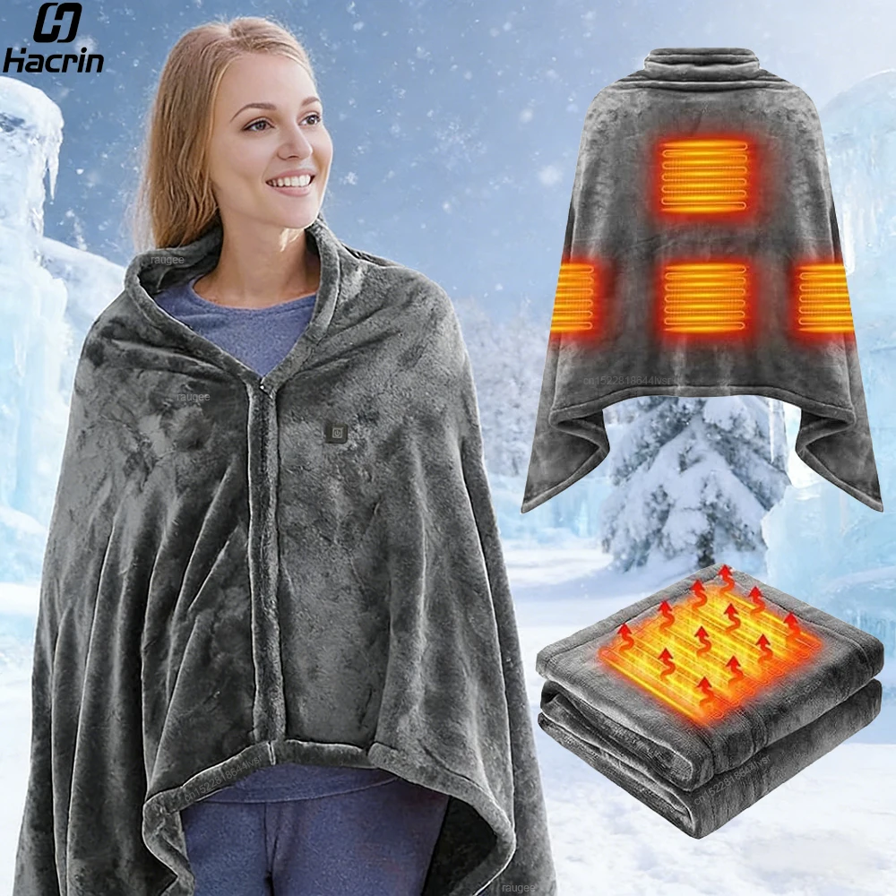 Beheizte Decke USB Heizung Schal Elektrische Beheizte Decke USB Elektrische Decke Tragbare Hause Winter Beheizte Wärmer Decke