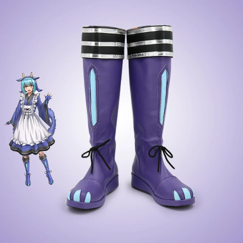 

Yu Gi Oh Duel Monsters Laundry Dragonmaid Cosplay Shoes Boots Women Girls Carnival Party Halloween Boots