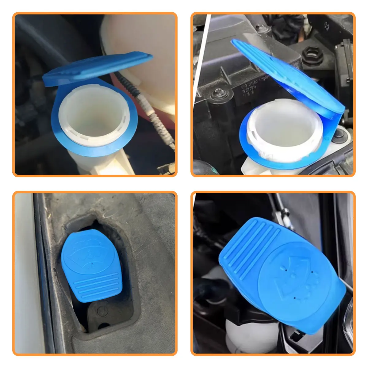 Abdeckkappe für Scheibenwischer-Waschflüssigkeitsbehälter, Autoteile passend für VW Amarok, Beetle, Golf, Jetta, Passat, Audi, 1H0955455, 8D0955455 – Detail 5