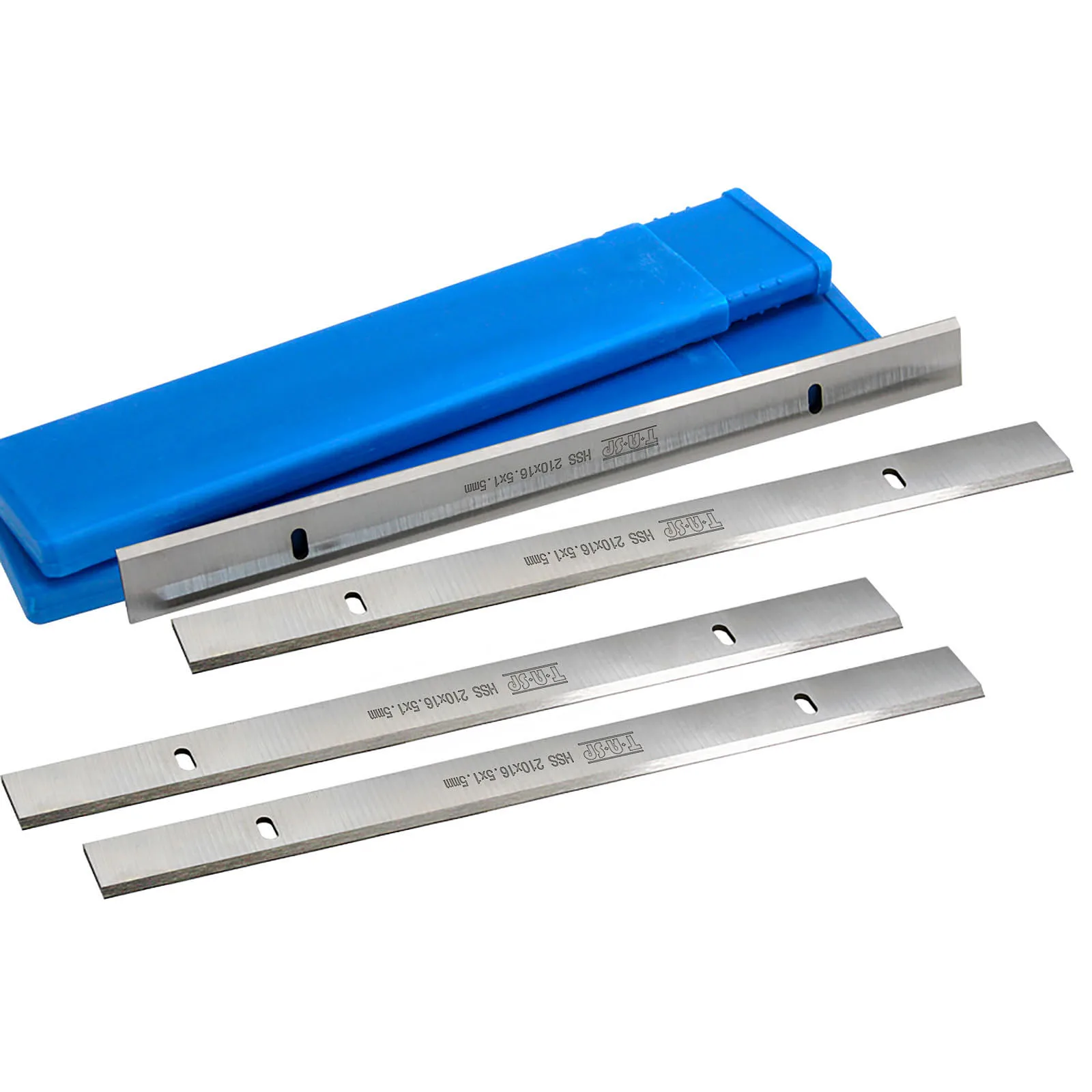 TASP 2 Pairs 210mm HSS Wood Planer Blades 210x16.5x1.5mm Thicnknesser Knives for Einhell TH-SP 204 TC-SP 204 ERBAUER 052